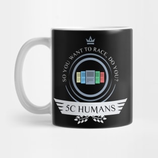 Magic the Gathering - 5 Color Humans Life Mug